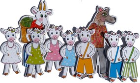 MARIONETINO – Vlk a kozliatka – bábky 9 ks