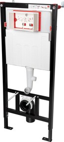 Deante Easy Lock, podomietkový WC modul pre závesné misy s odvodom pachov 510x1120 mm, čierna, CSTKWC01