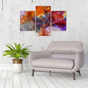 Obraz - Abstraktné atramentové umenie (90x60 cm)