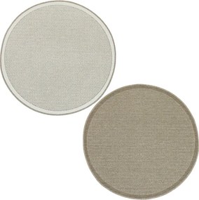 Obojstranný koberec BRUSSELS 205803/10610 béžový / krémový kruh