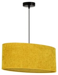 Duolla - Luster na lanku OVAL 1xE27/15W/230V hnedá