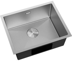 Mexen Trixo, 1-komorový nerezový drez 540 x 440 mm, brúsena oceľ, vzor voština, 6414541000-01HC