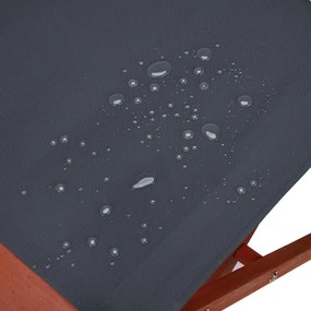 Skladacie kreslo Rejža antracit