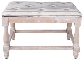 Drevená lavica s polstrovaním - 60*40*42 cm