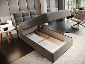 Čalúnená posteľ boxspring GLORIEN VELVET 90x200 cm ružová Matrac: Matrac Bonell pružinový