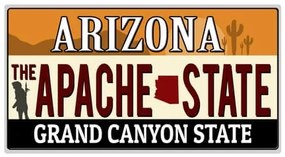 Ceduľa Arizona Apache state