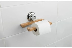 Držiak na toaletný papier Compactor Bestlock, prírodné drevo