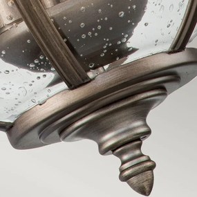 Kichler KL-HALLERON-2M-BU - Vonkajšie nástenné svietidlo HALLERON 3xE14/40W/230V IP44