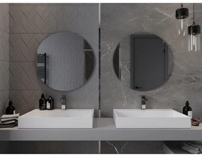 Mexen Alto, okrúhle kúpeľňové zrkadlo 70 cm, 9853-070-070-000-00
