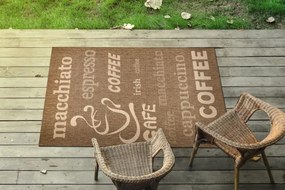 Koberec šnúrkový SIZAL FLOORLUX 20645 coffee / natural