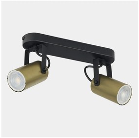 Bodové svietidlo REDO 2xGU10/10W/230V zlatá/čierna