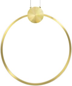 Toolight Toolight, LED stropné svietidlo 40cm 17W 4000K APP1396-CP, zlatá lesklá, OSW-00954
