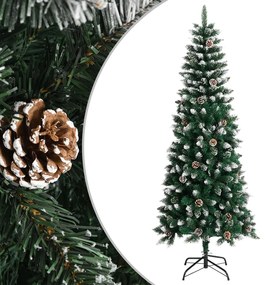 Umelý vianočný stromček s podstavcom zelený 210 cm PVC 345176