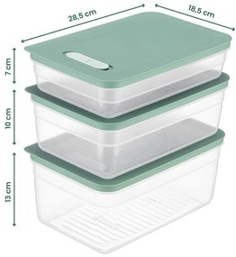 Potravinové škatuľky v súprave 3 ks – Hermia
