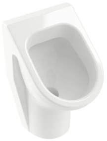 Villeroy & Boch ARCHITECTURA - Odsávací pisoár, 355x385 mm, s cieľovým objektom, prívod vody skrytý, biela alpin 55740501