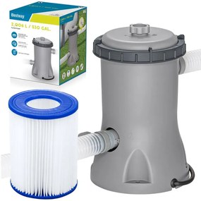 Filtračné bazénové čerpadlo 2006l/h BESTWAY + Výmenný filter II 58383