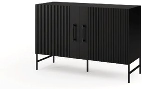 Komoda RAFTT 120x80cm, čierna