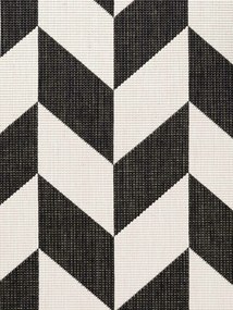 Ted Baker, Kusový koberec Ted Baker Haringey 106378 Black White, 200x300, čiernobiela, chodba / predsieň