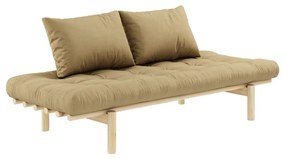 Pohovka Pace Daybed Clear lacquered/Wheat beige 77 × 200 × 75 cm