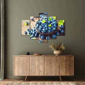 Obraz - Čučoriedky (150x105 cm)