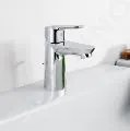 Grohe BauEdge - Umývadlová batéria s výpusťou, chróm 23356000