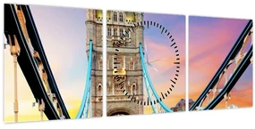 Obraz - Tower Bridge (s hodinami) (90x30 cm)