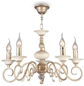 Maytoni ARM337-05-R - Luster na reťazi PERLA 5xE14/60W/230V W4050