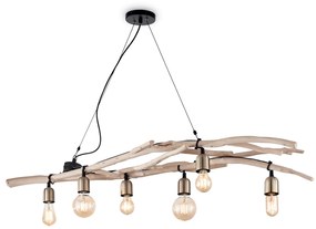 IDEAL LUX Dizajnový závesný luster na lanku DRIFTWOOD SP6