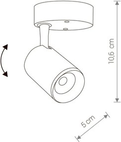 Svietidlo Nowodvorski IRIS LED BLACK 8994