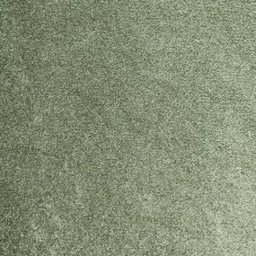 AladinWorld Expres, Metrážny koberec Velur Ultra olivový, na mieru, šíře 4m, zelená, filc, kancelária