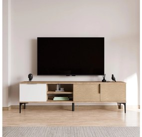 TV stolík/skrinka Tarza TV (dub biely). Vlastná spoľahlivá doprava až k Vám domov. 1108147