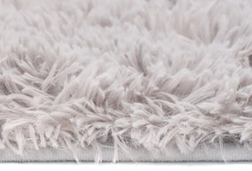 Plyšový koberec TOP - svetlo šedý