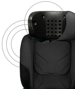 KINDERKRAFT SELECT - Autosedačka I-FIX (40-150 cm) Grafitová čierna