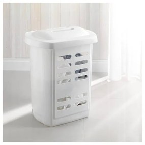 Biely kôš na bielizeň Addis Linen Hamper White, 60 l