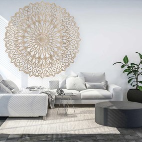 SENTOP | Drevená 3D mandala na stenu | Luxusný vyrezávaný obraz do obývačky | SENTOP HDF0251-akcia20