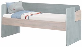 Posteľ II 90x200cm Lincoln Modular - dub, dub modrá