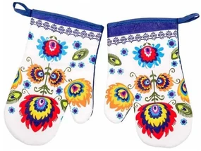 Chňapka folklór modrá 2ks TiaHome