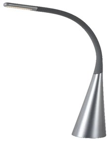 Lucide 18655/04/36 GOOSY LED - Stolná lampa - priemer 11 cm - LED stmievatelná - 1x4W 3000K - s USB nabíjaním - Šedé