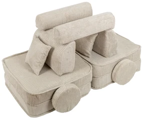 MeowBaby® variabilná pohovka Plus, Aesthetic Ecru