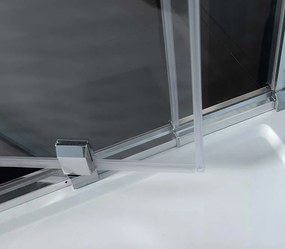 Polysan EASY, 3-stenový sprchový kút 800-900x1000mm, pivot dvere L/P varianta, číre sklo, EL1615EL3415EL3415