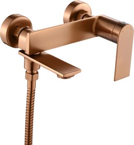 Rea Storm, vaňová batéria s ručnou bodovou sprchovou sadou, medená matná, REA-B3003
