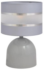 Stolná lampa HELEN 1xE27/15W/230V šedá/strieborná