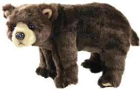 Rappa Plyšový medveď hnedý, 40 cm