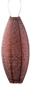 SOLÁRNY LAMPÁŠ LONG OVAL 45X20 CM MEDENÁ