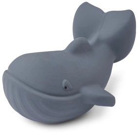 LIEWOOD Hračka do vane z prírodného kaučuku Yrsa Whale/Blue
