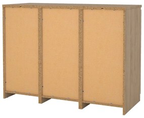Komoda v dekore duba v prírodnej farbe 121x91x50 cm Naia – Tvilum
