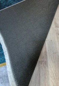 HU Modro sivý moderný koberec VELVET M281 Rozmer: 60x100 cm