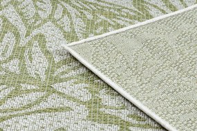 Koberec SISAL SION Listy, tropický 22128 ecru / zelený