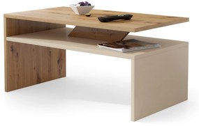 Mazzoni PRIMA dub artisan / béžová, konferenčný stolík