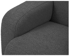 Tmavosivá rohová pohovka z textílie bouclé (pravý roh) Molino – Micadoni Home